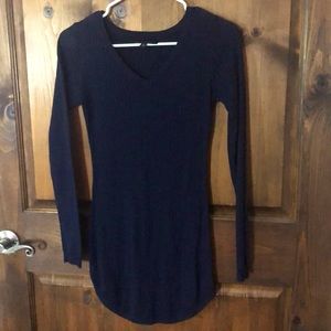 Navy Blue Sweater Dress